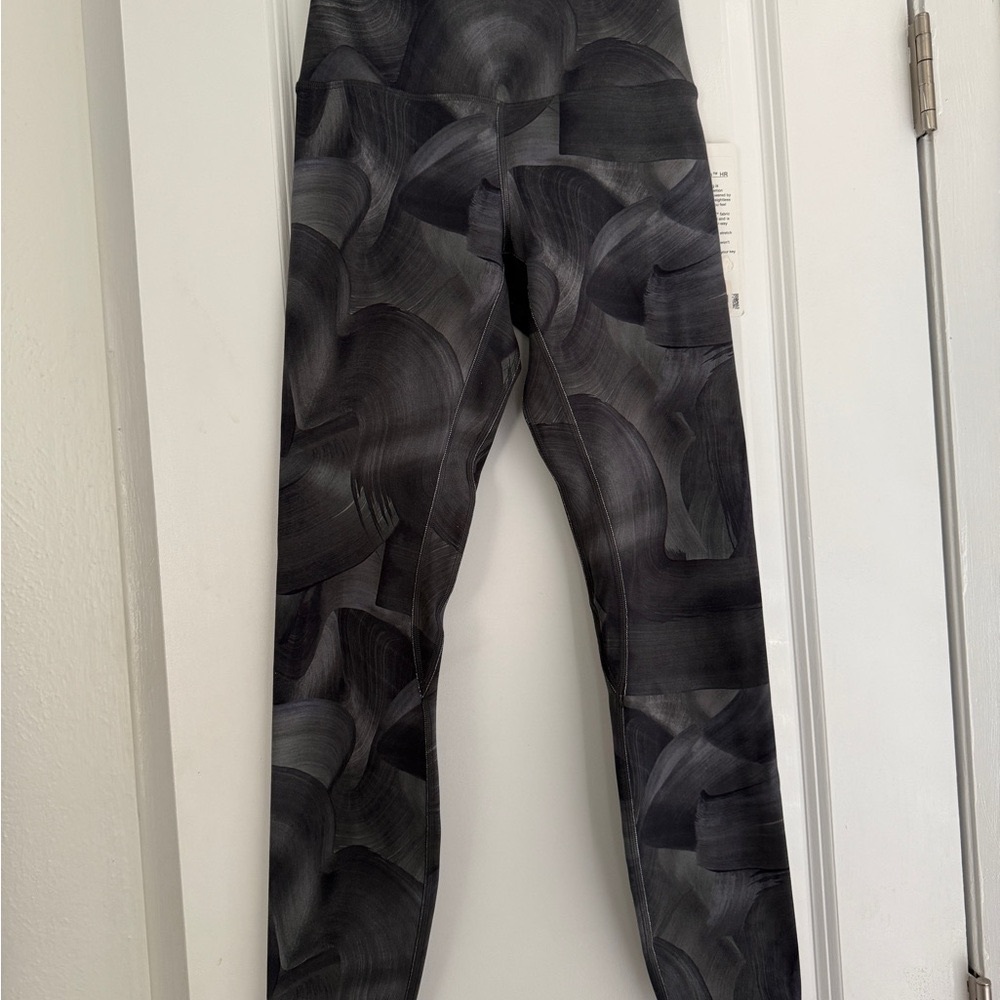 Lululemon Athletica Black and Gray Align Leggings